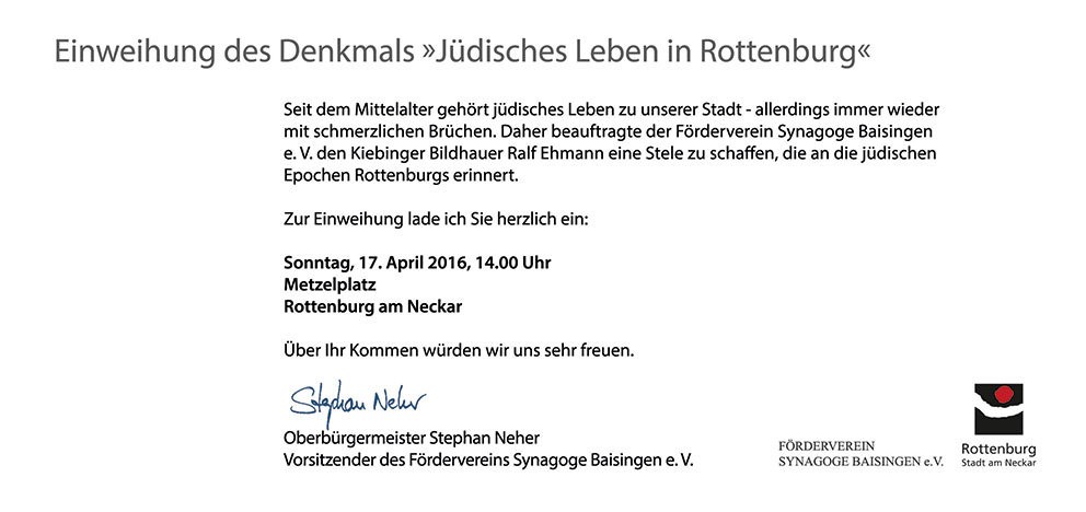 Jüdisches Leben Rottenburg