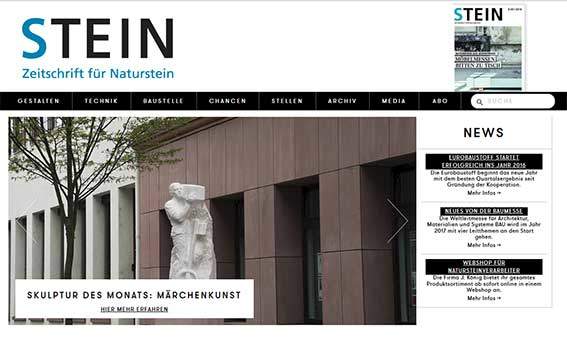 Stein Zeitschrift für Naturstein